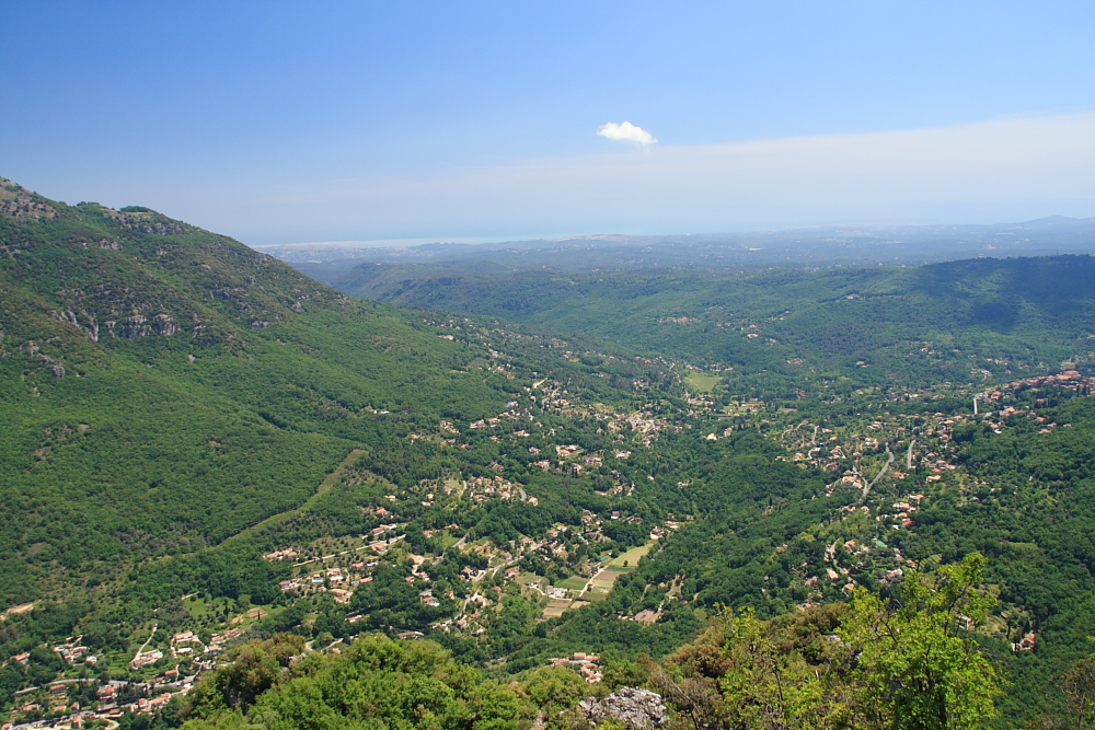 View from Gourdon to coast